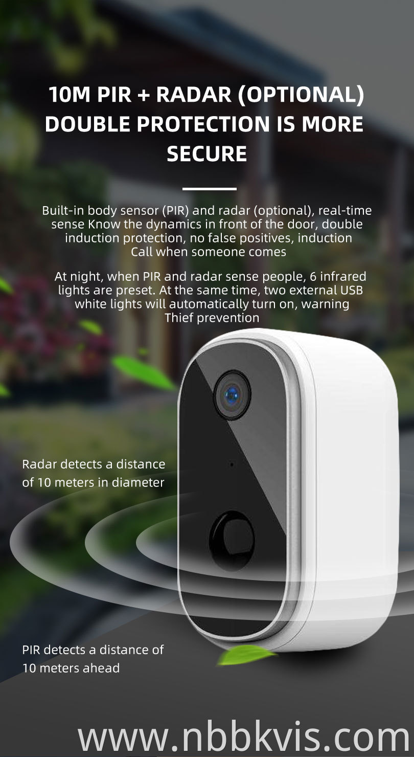 1080p Hd Waterproof Wireless Smart Outdoor Wifi Camera